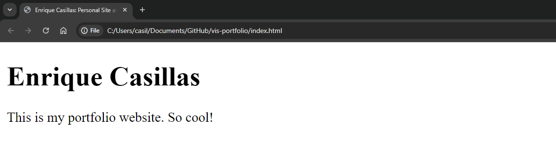 A simple example HTML page